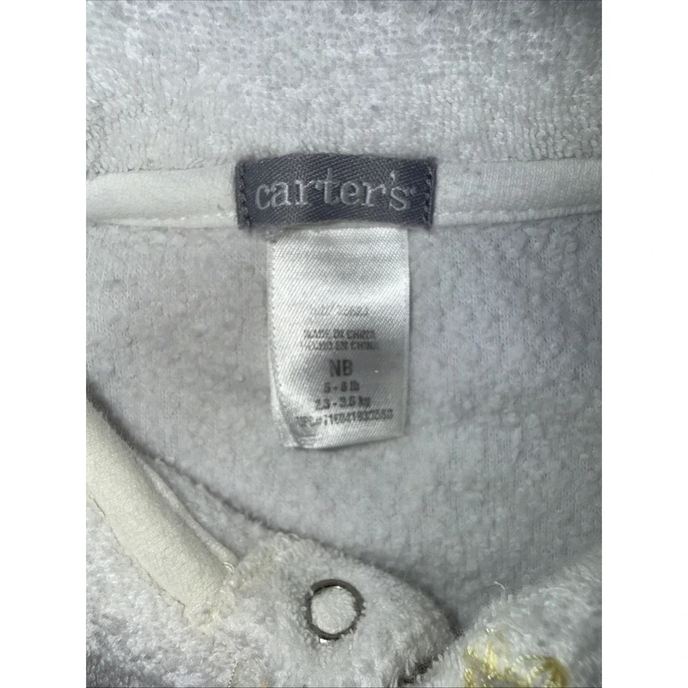 Baby Boy Girl Clothes‎ Vintage Carter's Newborn Terry Cloth Peek A Boo Outfit